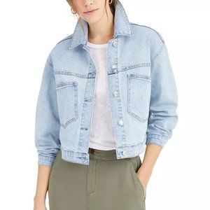 OAT Cropped Denim Jacket